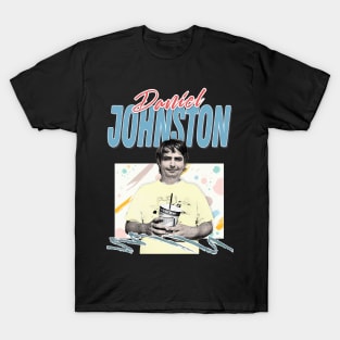 90s Style Aesthetic Daniel Johnston Tribute Design T-Shirt